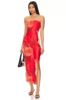 Платье макси джамила More To Come, мультиколор