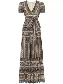 Платье макси Джиа Temperley London, синий