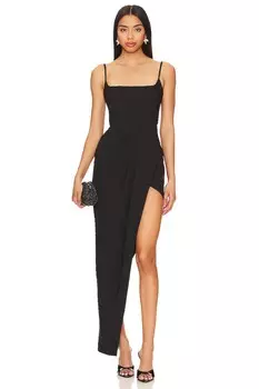 Платье макси джуния Nbd, черный