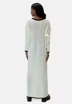 Платье макси Elara, белый