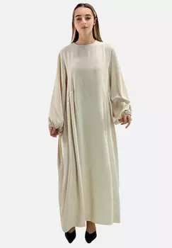 Платье макси Elara, бежевый