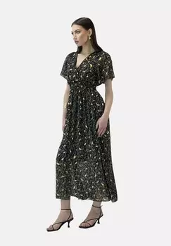Платье макси Elara, черный