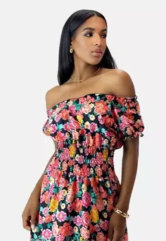 Платье макси Elara, черный