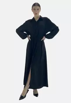 Платье макси Elara, черный