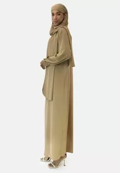 Платье макси Elara, хаки