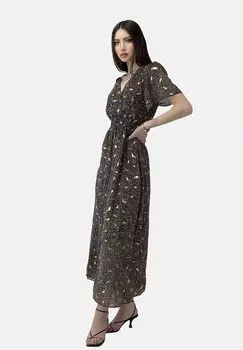 Платье макси Elara, коричневый