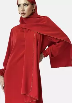 Платье макси Elara, красный