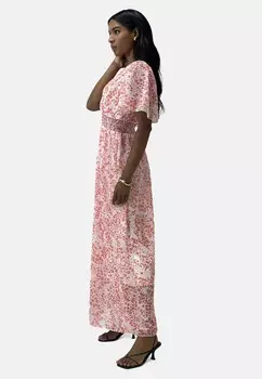 Платье макси Elara, кремовый