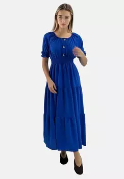 Платье макси Elara, синий