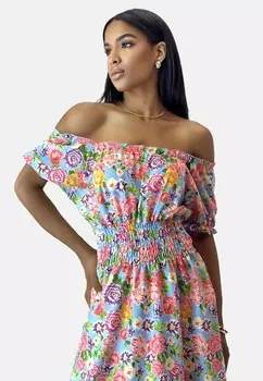 Платье макси Elara, светло-голубой