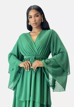 Платье макси Elara, зеленый