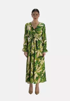 Платье макси Elara, зеленый