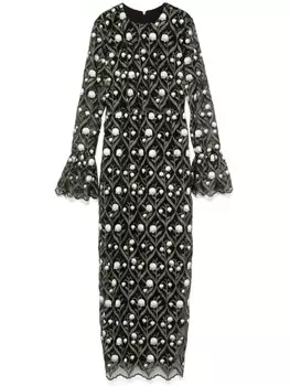 Платье макси Ellisella Perla Agua By Agua Bendita, черный