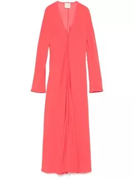 Платье макси Envers Forte Forte, розовый