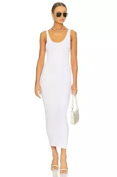Платье макси Enza Costa Maxi Tank Dress, белый