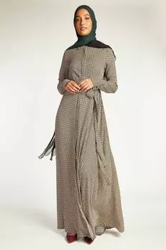 Платье макси Esagona Aab, коричневый