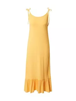 Платье макси F4NT4STIC Shirt Def Leppard Hysteria, цвет light yellow