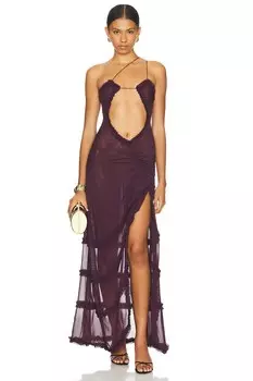 Платье макси fatale Jaded London, цвет dusk