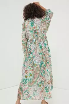 Платье макси FatFace Jocelyn с узором пейсли Fat Face