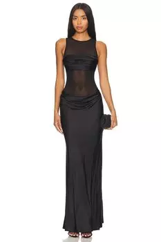 Платье макси физа Nbd, черный