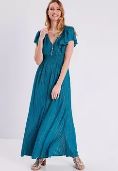 Платье макси FLIESSENDES Breal, синий