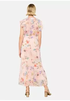 Платье макси FLORAL LolaLiza, светло-розовый