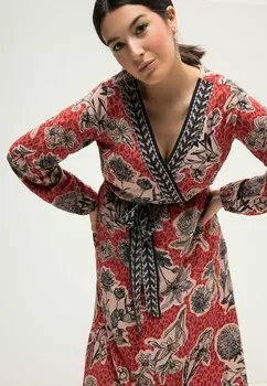 Платье макси FLORAL LOOK Studio Untold, красный