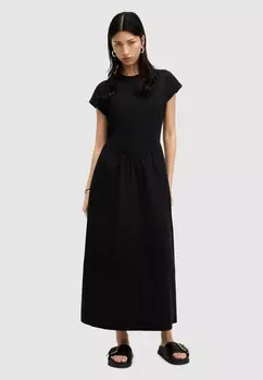 Платье макси FRANKIE AllSaints, черный