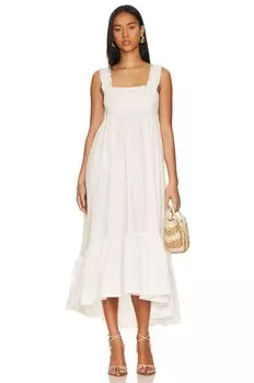 Платье макси Free People Isabella, цвет Optic White