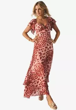 Платье макси Friends Like These, красный