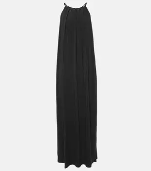 Платье макси Gardan из джерси Max Mara, черный