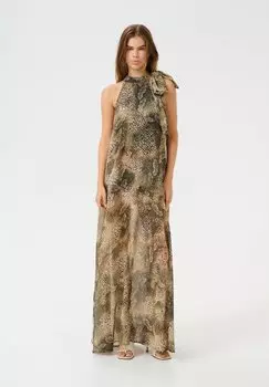 Платье макси Gestuz, бежевый