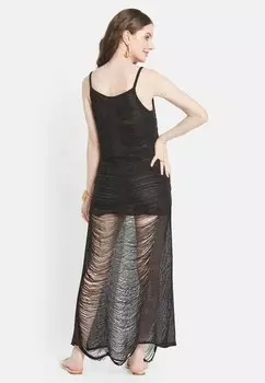 Платье макси GLIMMER Be Sunset, черный