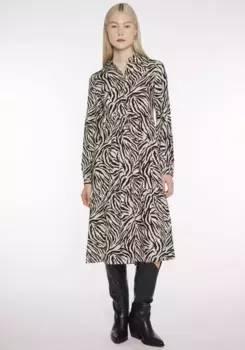 Платье макси HaILY’S "MD V DR Mi44ri", с воланом, бежевый