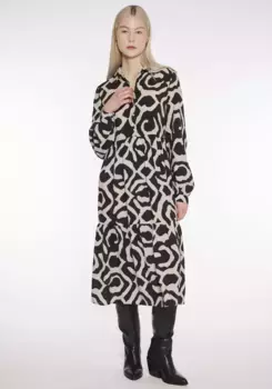 Платье макси HaILY’S "MD V DR Mi44ri", с воланом, черный