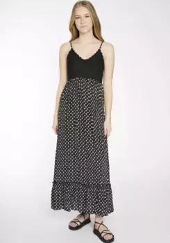 Платье макси HaILY’S "MX V DR Ka44rla", цвет 6435 Black Div