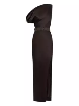 Платье макси Halle Nicholas, коричневый