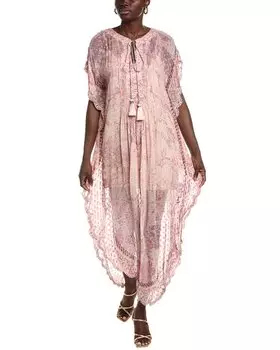 Платье макси Hemant & Nandita, розовый