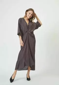 Платье макси HERACC KNOT DRESS Co'couture, коричневый