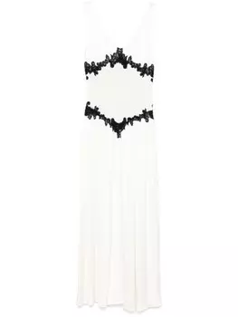 Платье макси Highland Gabriela Hearst, нейтральный цвет