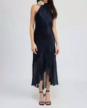 Платье макси Hudson темно-синего цвета En Saison