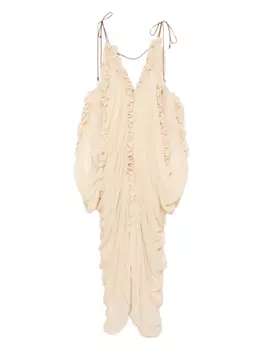 Платье макси Illuminate Zimmermann, нейтральный