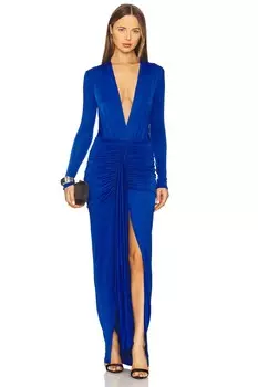 Платье макси иная Mother Of All, синий