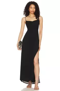 Платье макси Indah Zera, черный