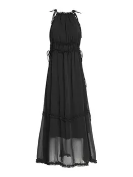 Платье макси Influencer Dress, черный