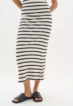 Платье макси InWear, кремовый