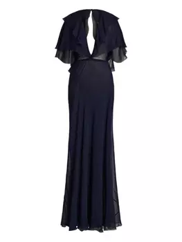 Платье макси Иренн Ralph Lauren Collection, синий