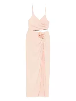 Платье макси из джерси Amen, нейтральный