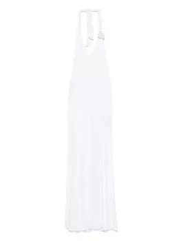 Платье макси из джерси Fisico, белый