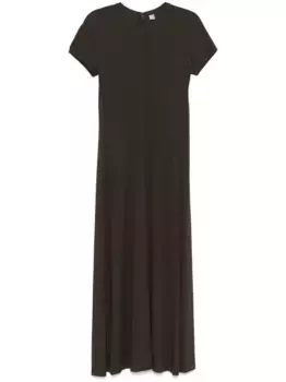 Платье макси из джерси TOTEME, зеленый